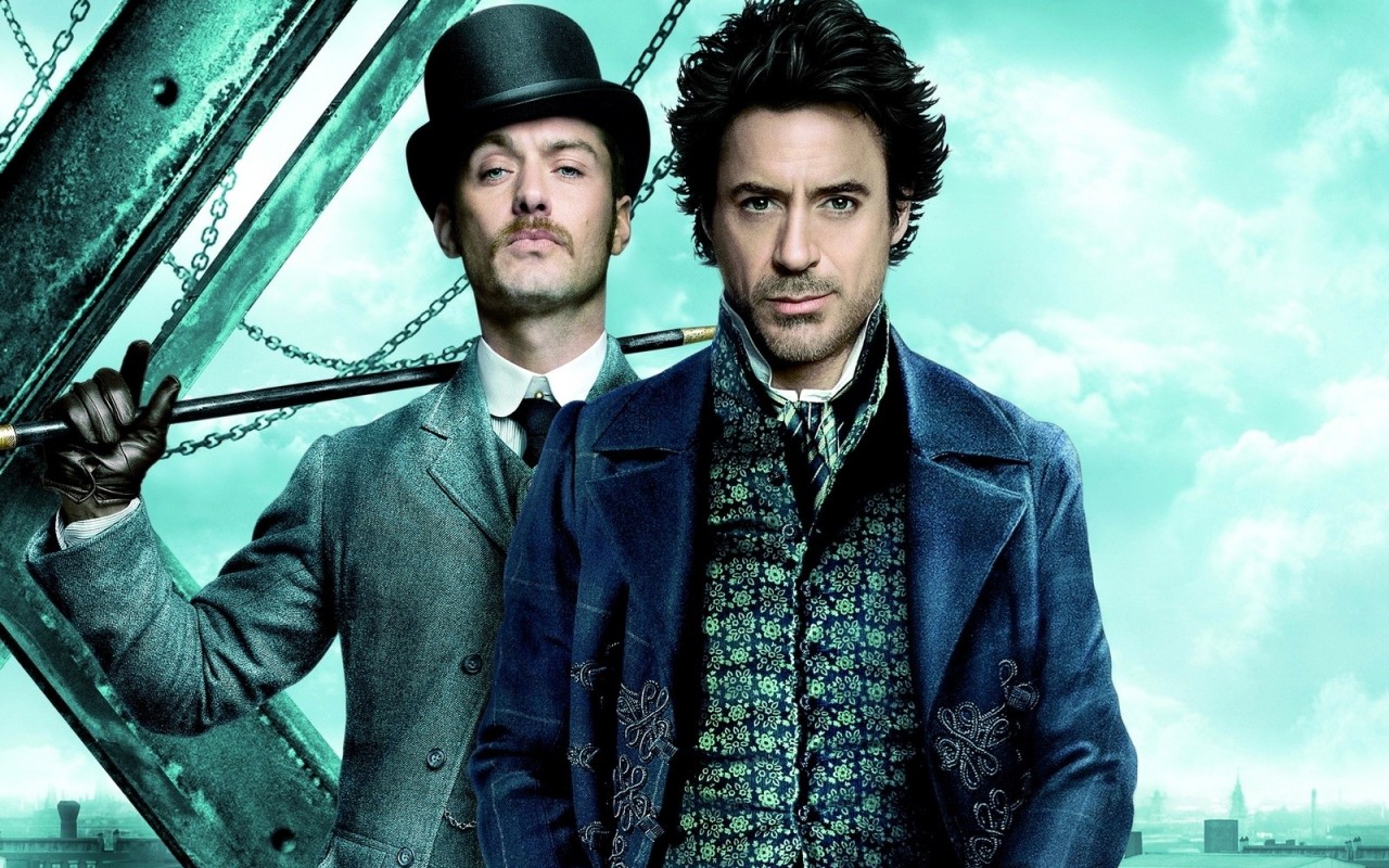 Jude Law como Watson y Robert Downey Jr. como Sherlock Holmes